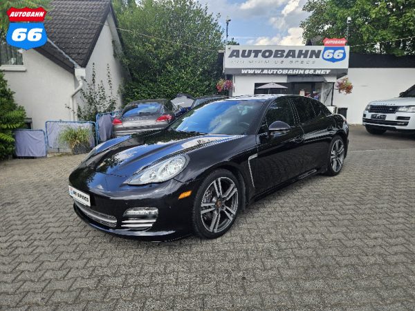 2013 Porsche Panamera Platinum Edition in front of Autobahn66